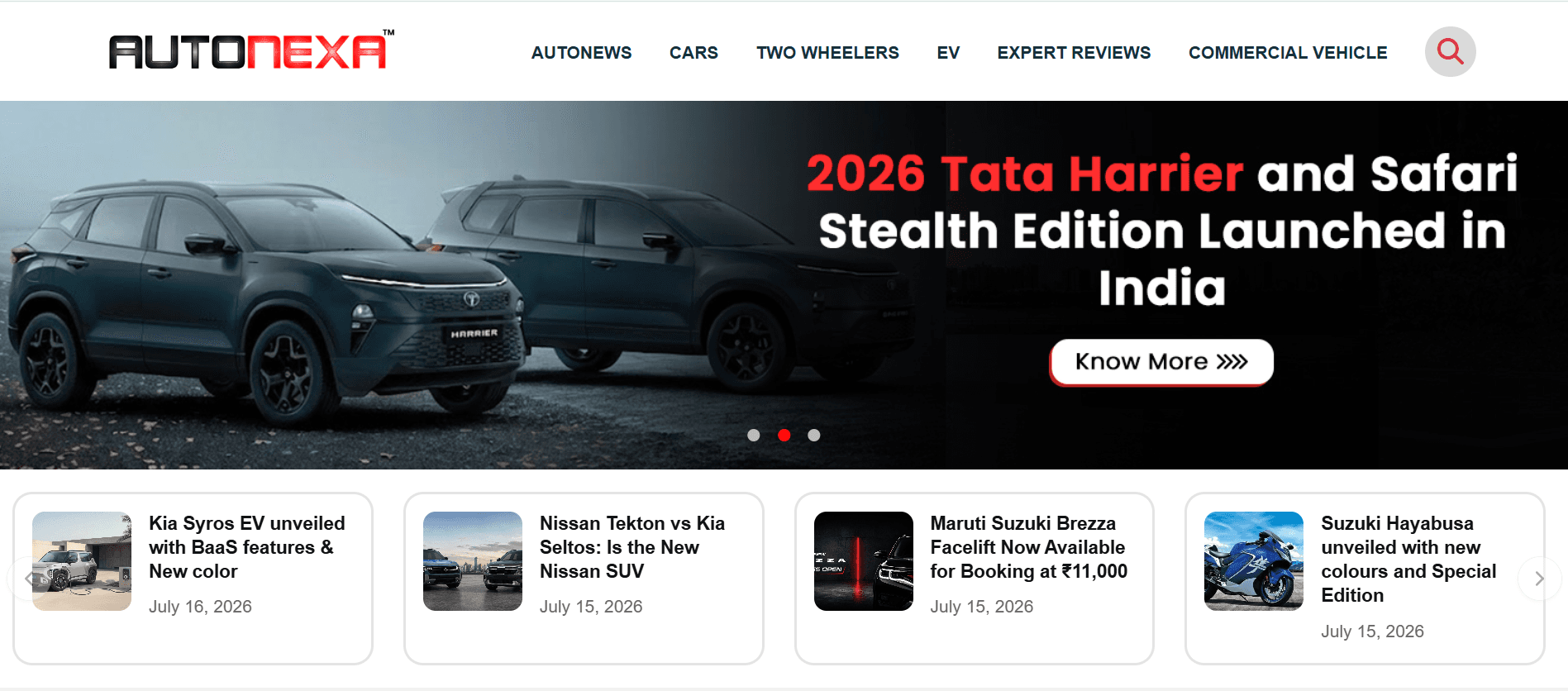 Autonexa Automotive Portal