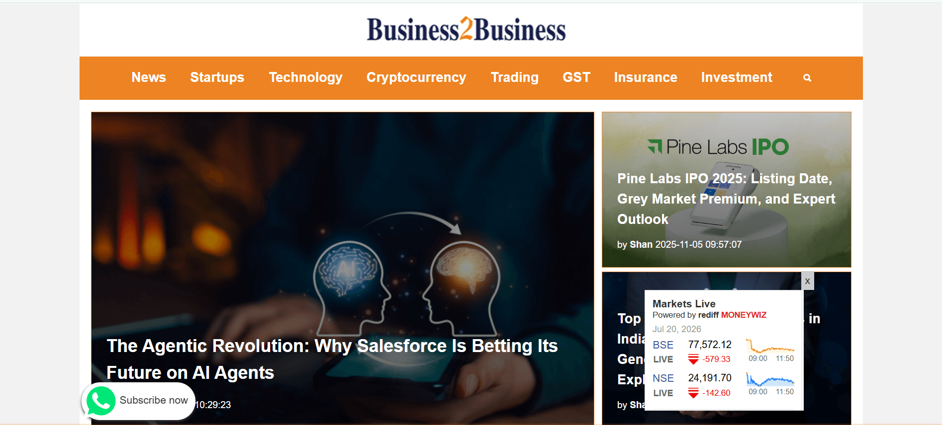 Business 2 Business Portal